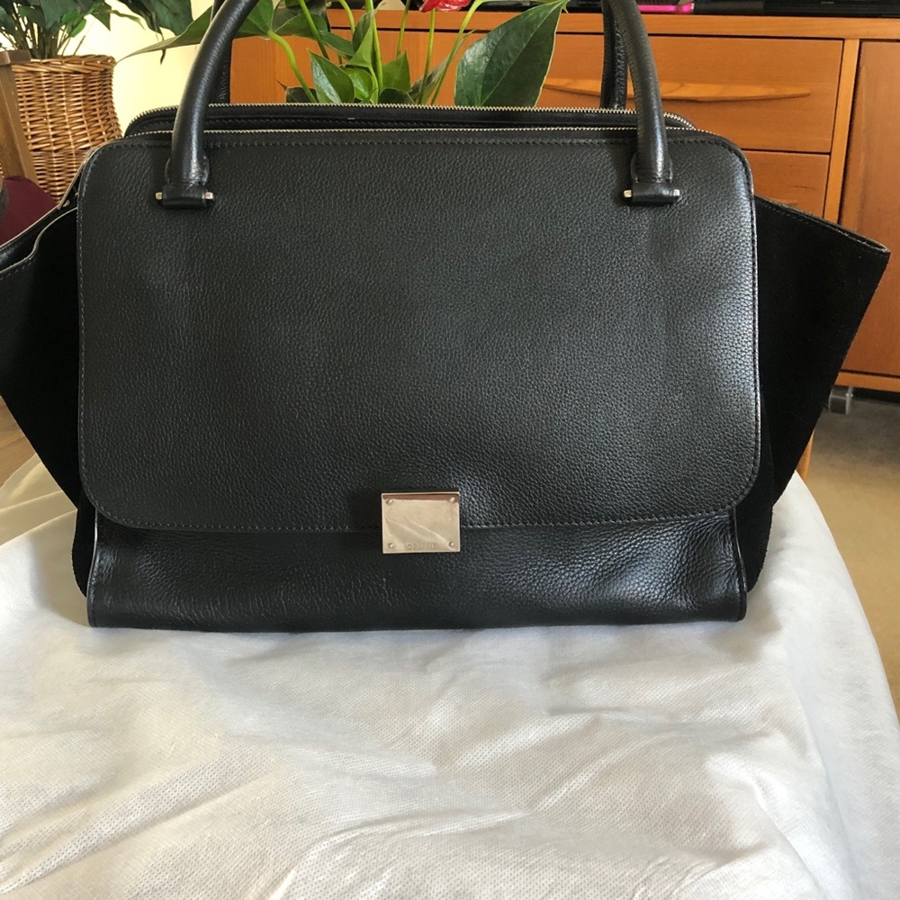 Celine Black Trapeze Bag Pheobe Philo - Picture 2 of 8